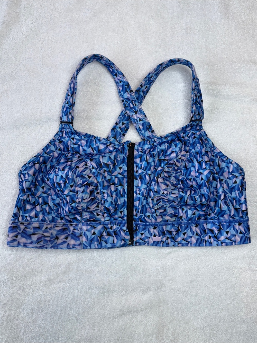 SHEFIT Ultimate Sports Bra in Blue Prism | No Pads | Workout | EUC | 3 Luxe  3XL